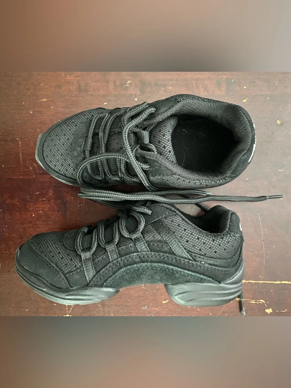 Capezio Kids Black Dance Sneakers